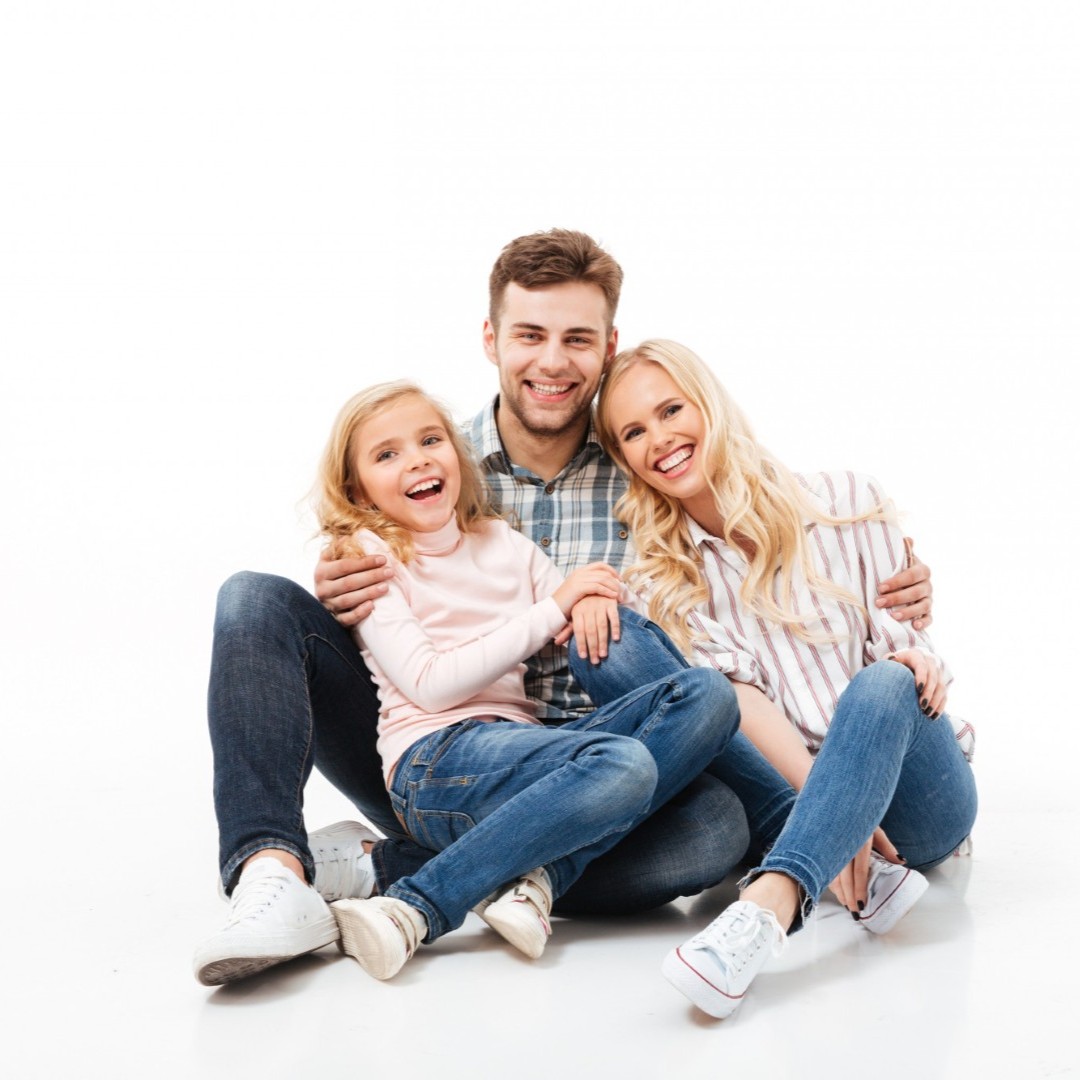 Happy Family - Children Dental Care - Mount Arlington Child Getting Dental Exam, Hackettstown NJ