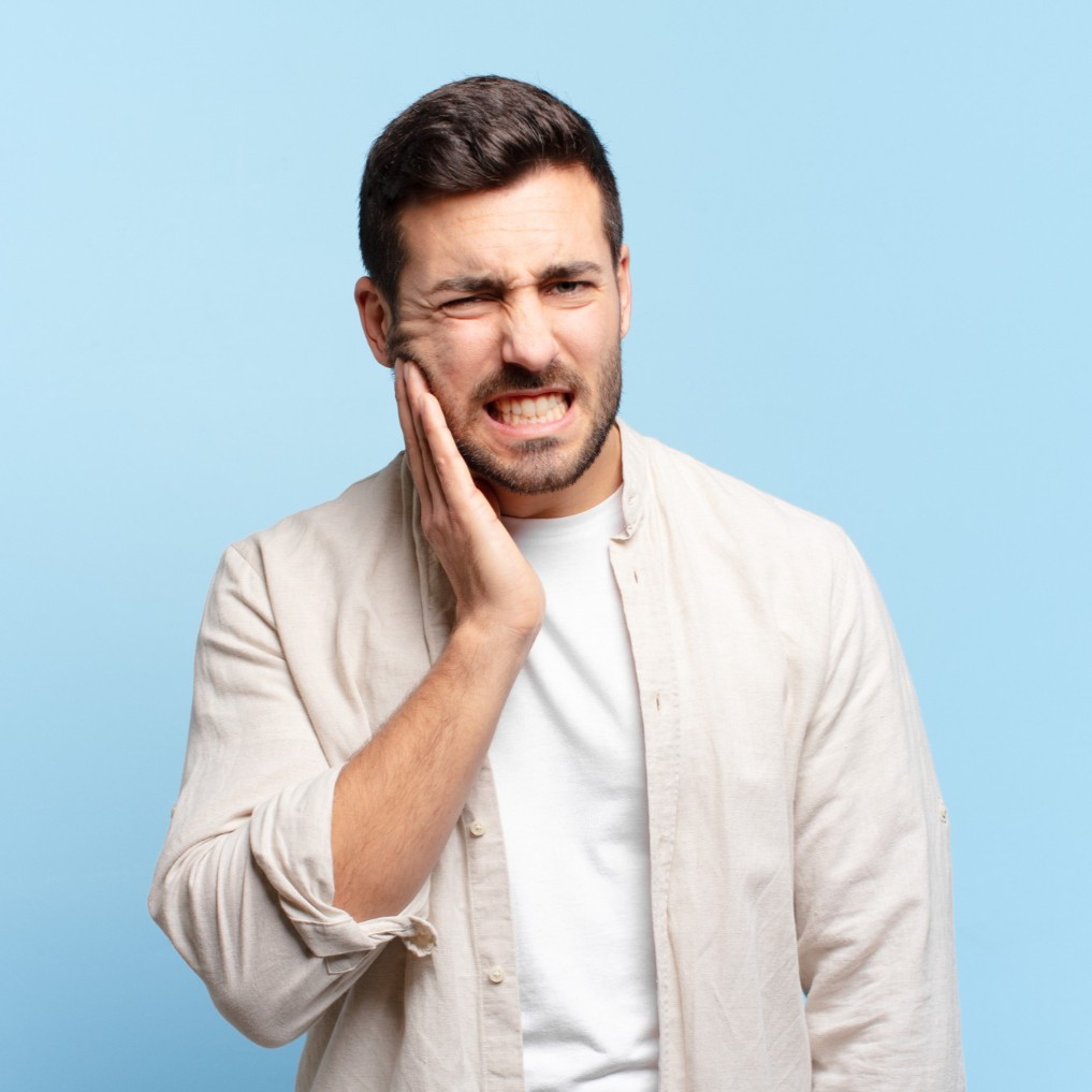 Patient Experiencing Jaw Pain Hackettstown NJ